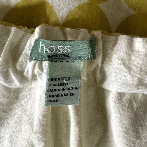 Hoss Intropia Blouse Top Polka Dot Bow Green Beige 38 US S M bv - Picture 5 of 7